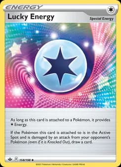 Lucky Energy card in English
