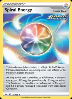 Spiral Energy card in English
