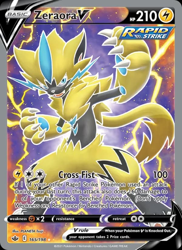 Zeraora V card in English