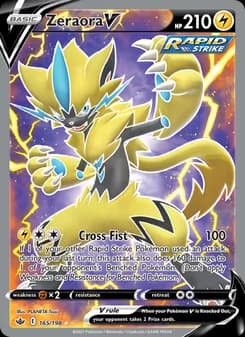 Zeraora V card in English