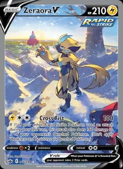 Zeraora V card in English
