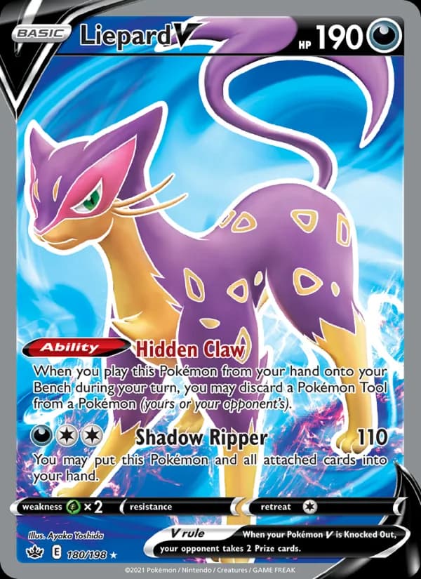 Liepard V card in English