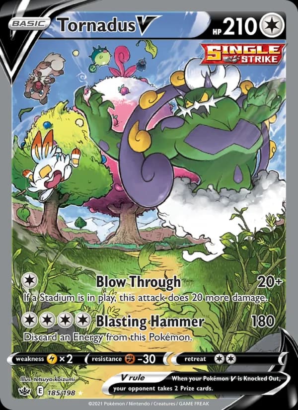 Tornadus V card in English