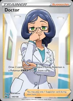 Doctor card in English