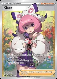 Klara card in English