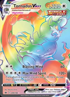 Tornadus VMAX card in English
