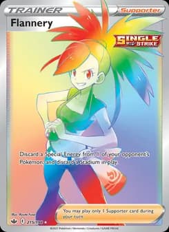 Flannery card in English