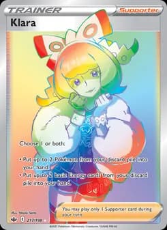 Klara card in English