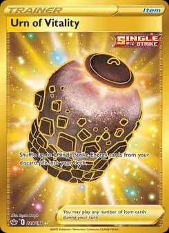 Urn of Vitality card in English
