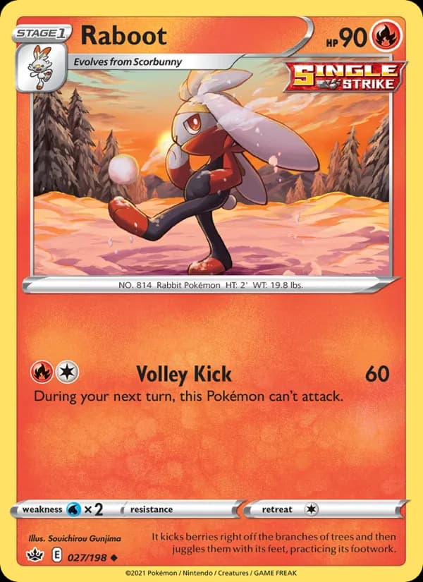 Raboot card in English