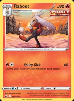 Raboot card in English