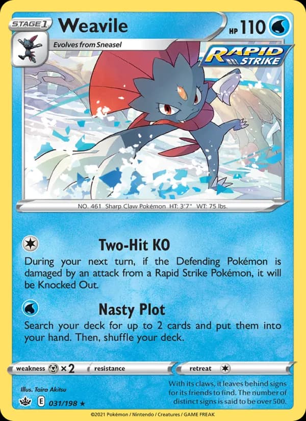 Weavile card in English