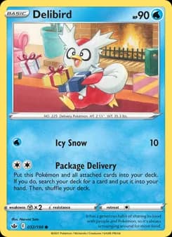 Delibird card in English