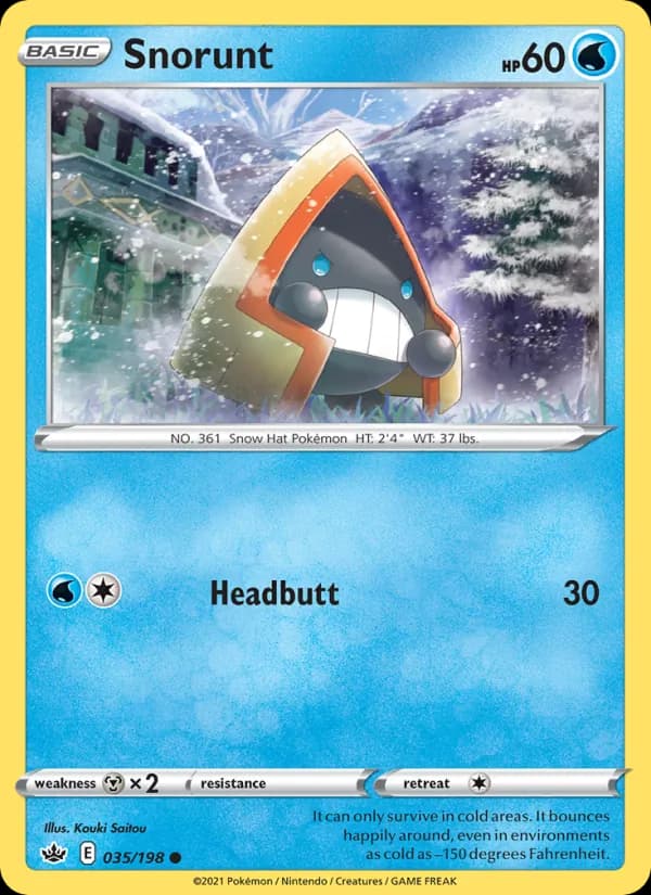 Snorunt card in English