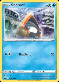 Snorunt card in English