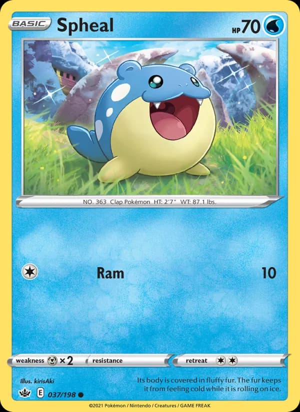 Spheal card in English