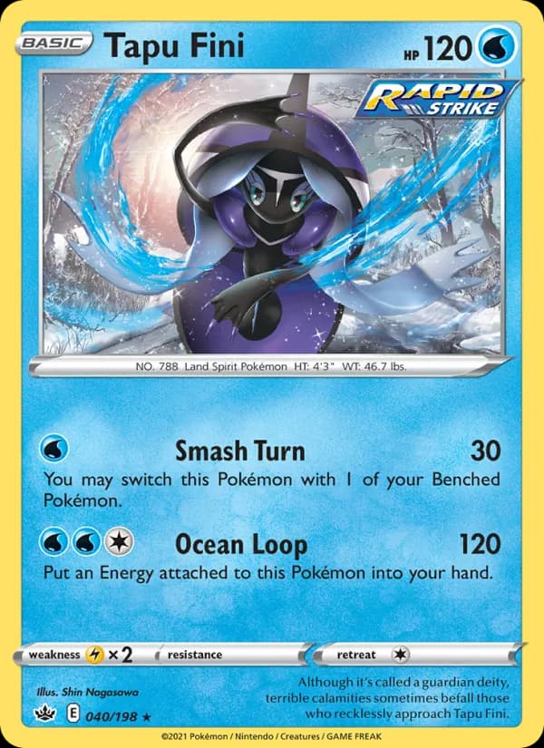 Tapu Fini card in English