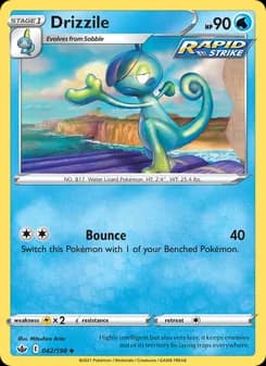 Drizzile card in English