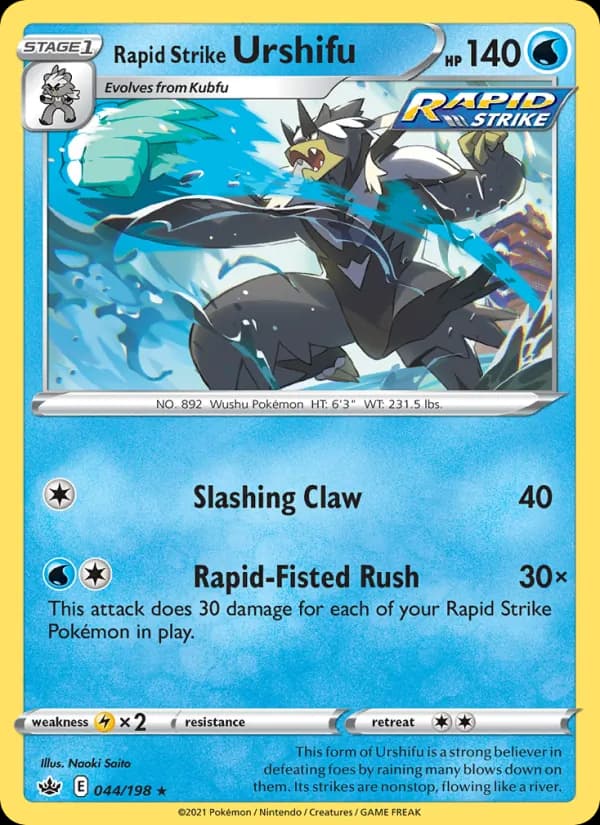 Rapid Strike Urshifu card in English