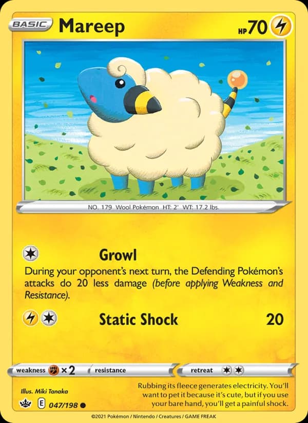 Mareep card in English