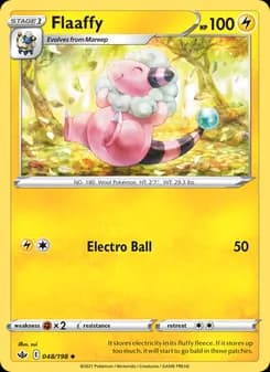 Flaaffy card in English