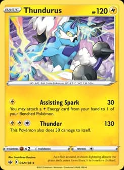 Thundurus card in English