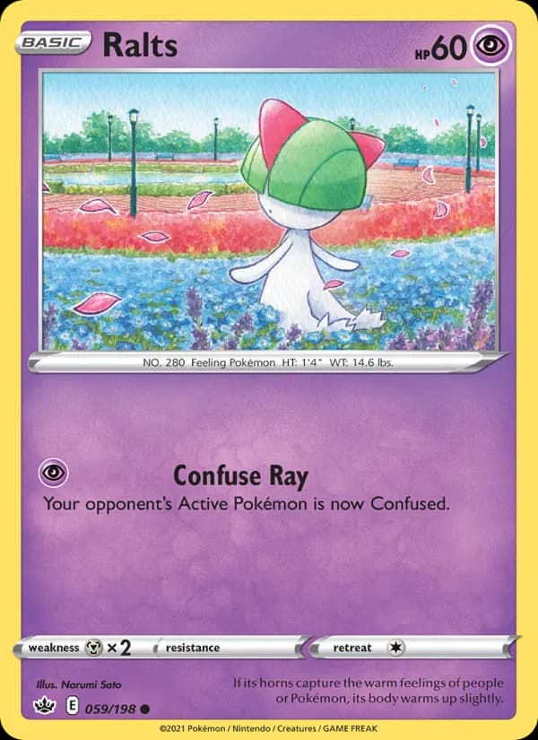 Ralts card in English