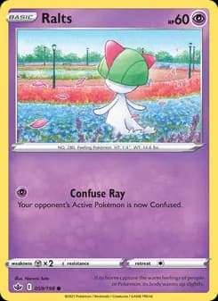 Ralts card in English