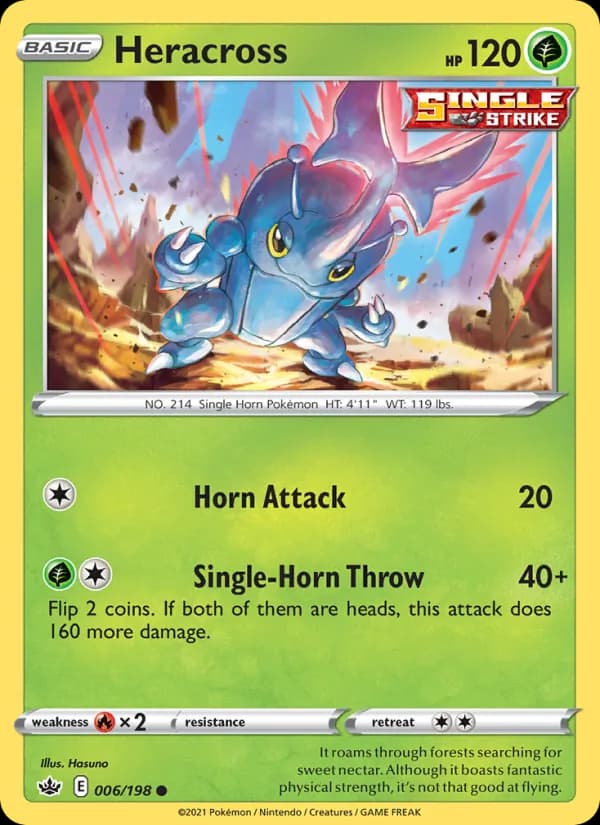 Heracross card in English
