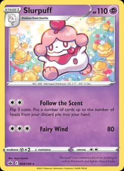 Slurpuff card in English