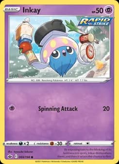 Inkay card in English