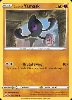 Galarian Yamask card in English