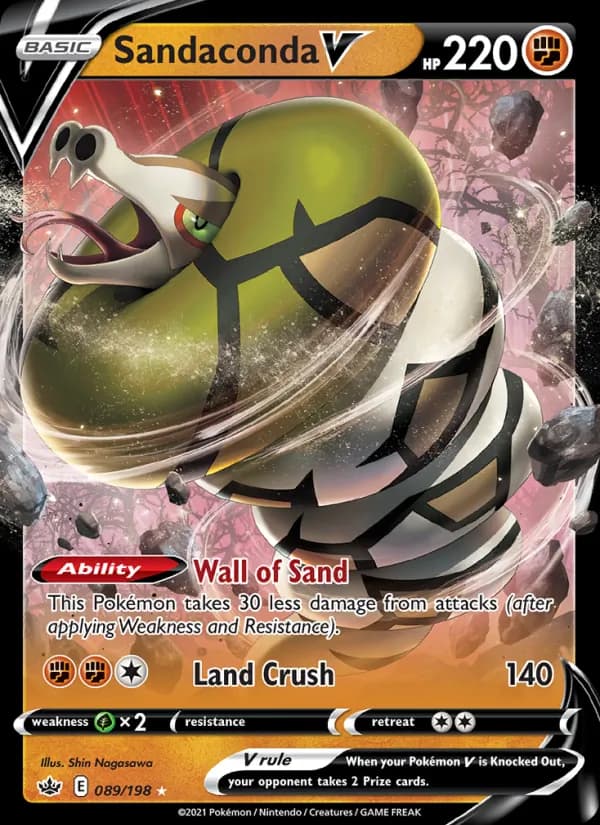 Sandaconda V card in English