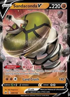 Sandaconda V card in English