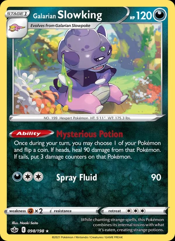 Galarian Slowking card in English