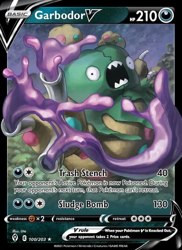Garbodor V card in English