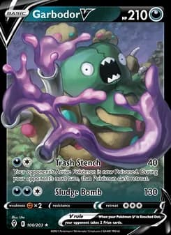 Garbodor V card in English