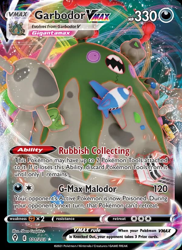 Garbodor VMAX card in English
