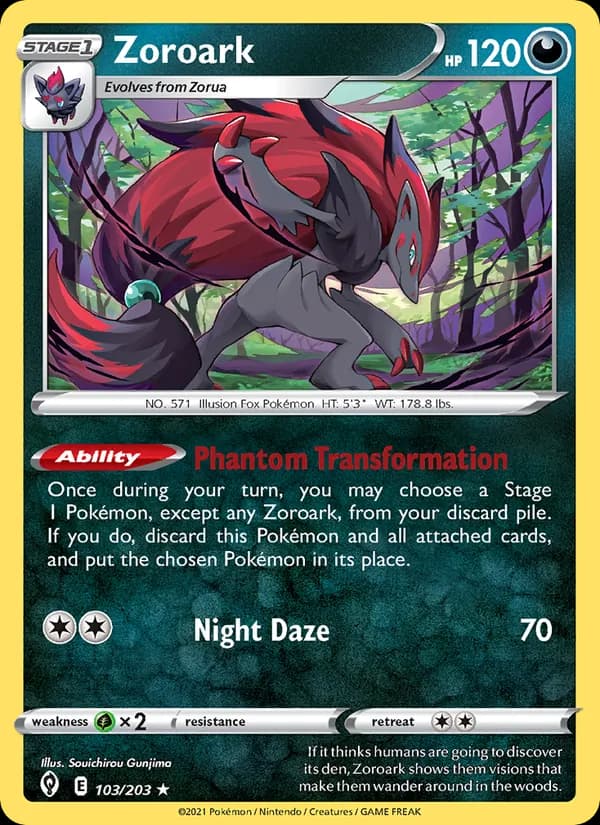 Zoroark card in English