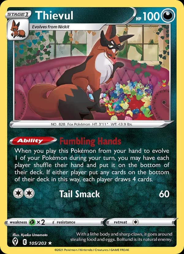 Thievul card in English