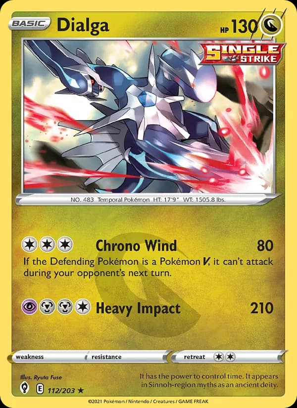 Dialga card in English
