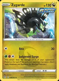 Zygarde card in English