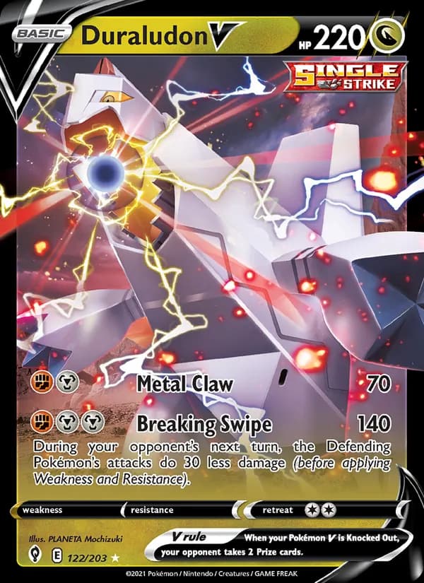 Duraludon V card in English