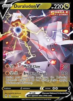 Duraludon V card in English