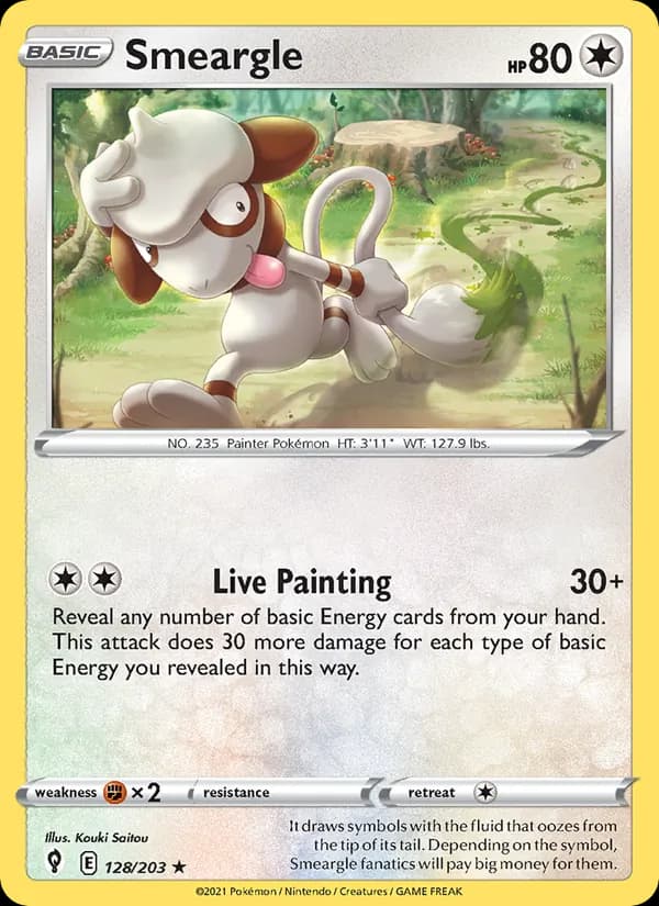 Smeargle card in English