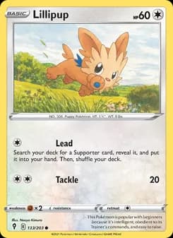 Lillipup card in English