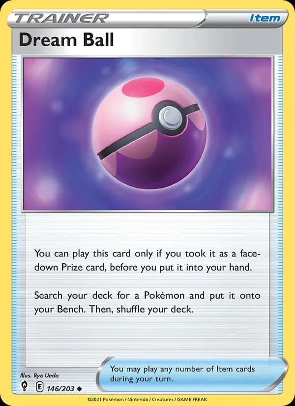 Dream Ball card in English