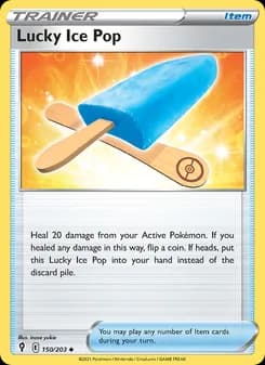 Lucky Ice Pop card in English