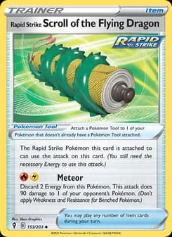 Rapid Strike Scroll of the Flying Dragon card in English
