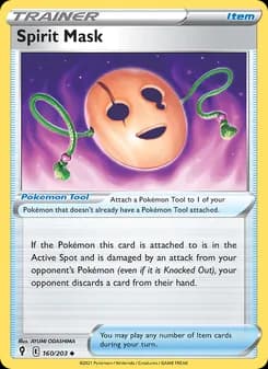 Spirit Mask card in English